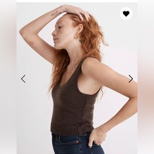 Madewell Carleton V-Neck Sweater Tank